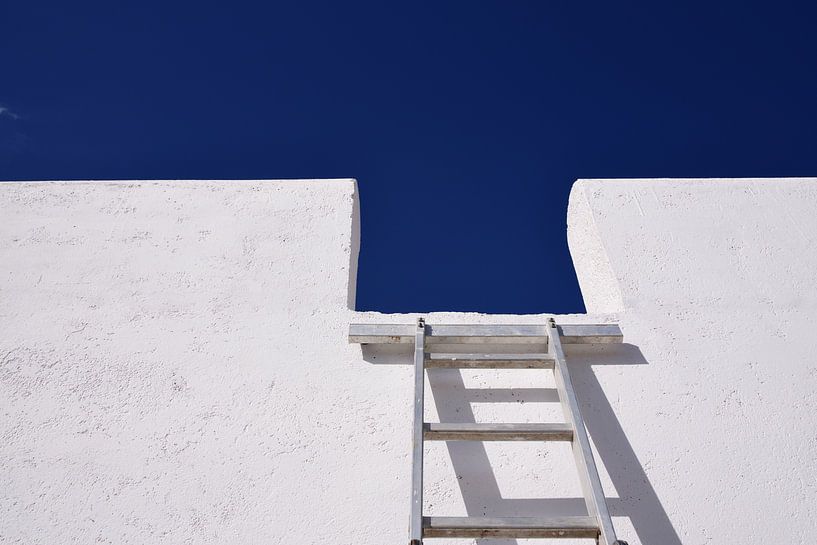 Ladder aan de muur van Ulrike Leone