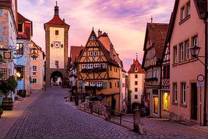 Rothenburg Ob der Tauber, Duitsland van Edwin Kooren