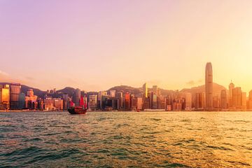 Rotes Boot in Hongkong von Cho Tang