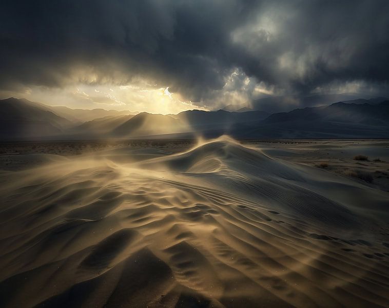 Goldenes Wüstenmärchen von fernlichtsicht