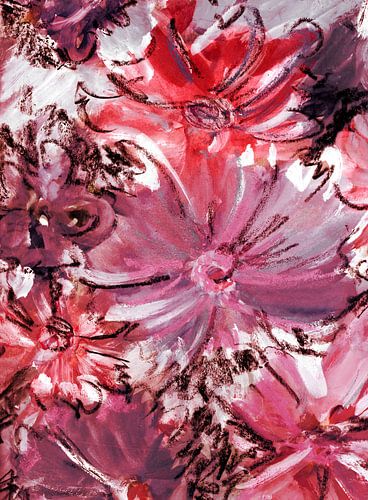 Bloemtype in rood