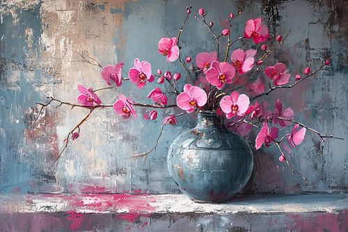 Peinture de fleurs | Ouverture de l'orchidée