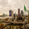 Panorama Rotterdam van Jim van Iterson