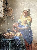 Het melkmeisje van Vermeer