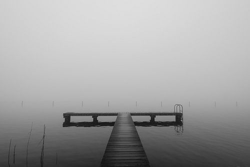 Steiger in de mist, de Potten, Sneek