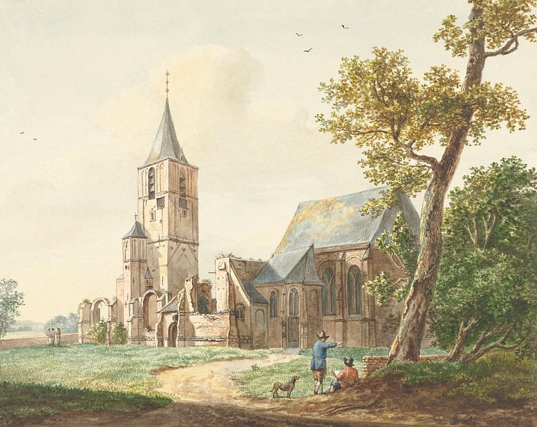 The church in Warmond, Pieter Gerardus van Os by Masterful Masters