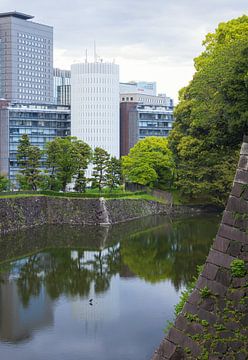 Palais impérial de Tokyo et jardin national de Kokyo (Japon) sur Marcel Kerdijk
