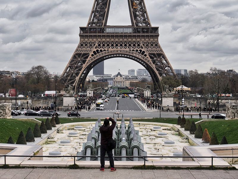 Gefotografeerde Eiffeltoren van Marcel Kool