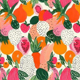Fresh Fruits Pattern by Treechild