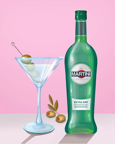 Martini cocktail