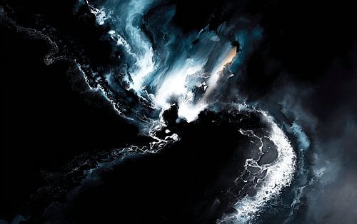 The Dark Stream | Abstract coastline