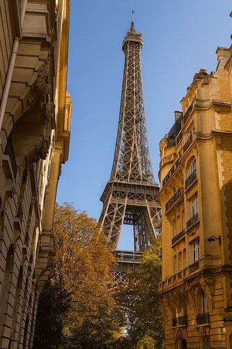 Uitzicht op de Eiffeltoren