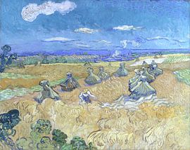 Weizenfelder mit Schnitter, Vincent van Gogh