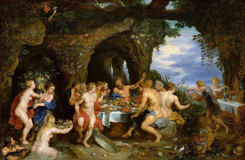 Rubens, Fête d'Achelous par Des maîtres magistraux