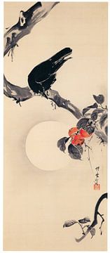 Kawanabe Kyōsai - Persimmon and Crow by Peter Balan