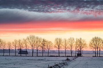 Winter in Nederland van Mark Bolijn
