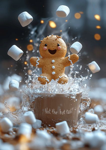 Weihnachten lustiges Poster von crack head