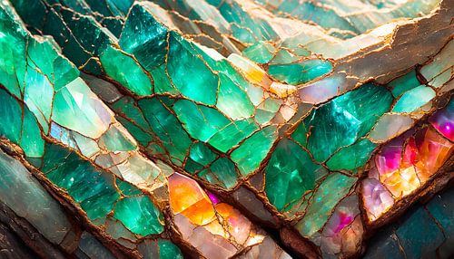 Edelstenen met kleuren