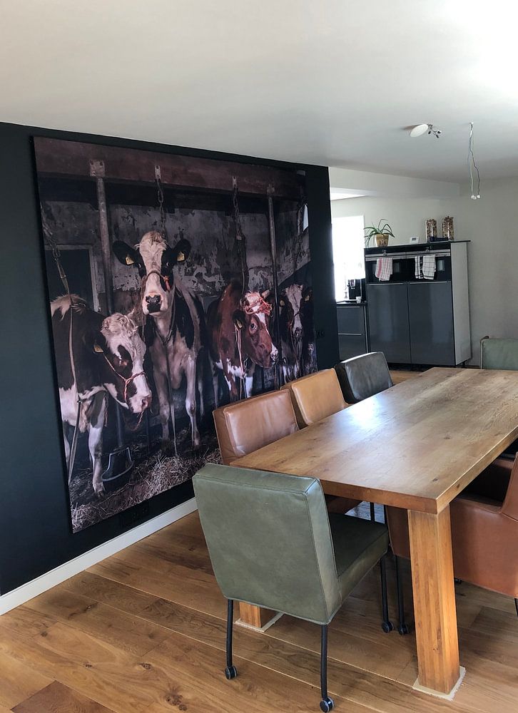 Vaches dans une ancienne étable  par Inge Jansen 