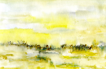 gelbe liebliche Landschaft