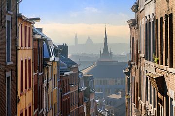 Luiks stadsgezicht winter by Dennis van de Water