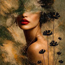 Portrait - Obscured Desire by Moonheart Artworks