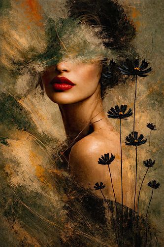 Porträt – Verborgenes Verlangen von Moonheart Artworks