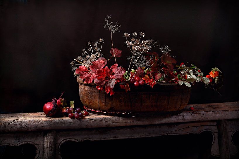Stilleben in Herbstfarben von Els Fonteine