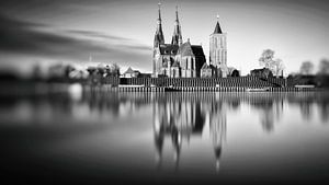 St-Martinus-Kirche Cuijk #8 (schwarz-weiß)