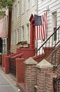 Typische straat in Brooklyn, portiekwoningen van Ton deZwart thumbnail