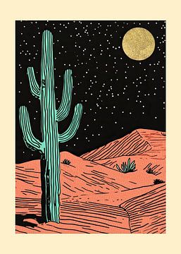 Stekelige poëzie: cactus schilderen van Niklas Maximilian