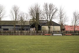 Old factory and football field at VV Seta (Sportclub Exloërmond tot Afdraai) | Over de Bal by Over de Bal