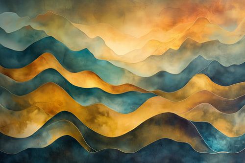 Abstrakte Landschaft