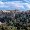 Athen - Blick auf die Akropolis - Panorama von Teun Ruijters