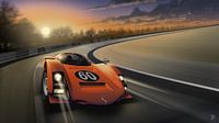 Porsche 906 N°60 oranje