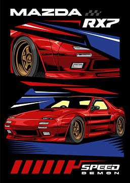 Mazda RX-7 JDM Car by Adam Khabibi