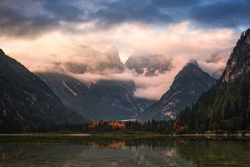 A foggy autumn morning at Lake Dürren by Daniel Gastager