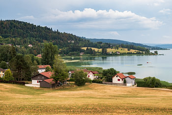 Lac Saint-Point, Jura-Gebirge bei Pontarlier, Frankreich