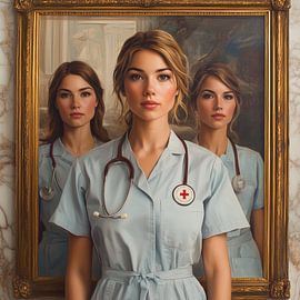 Nurses in hospital by de-nue-pic