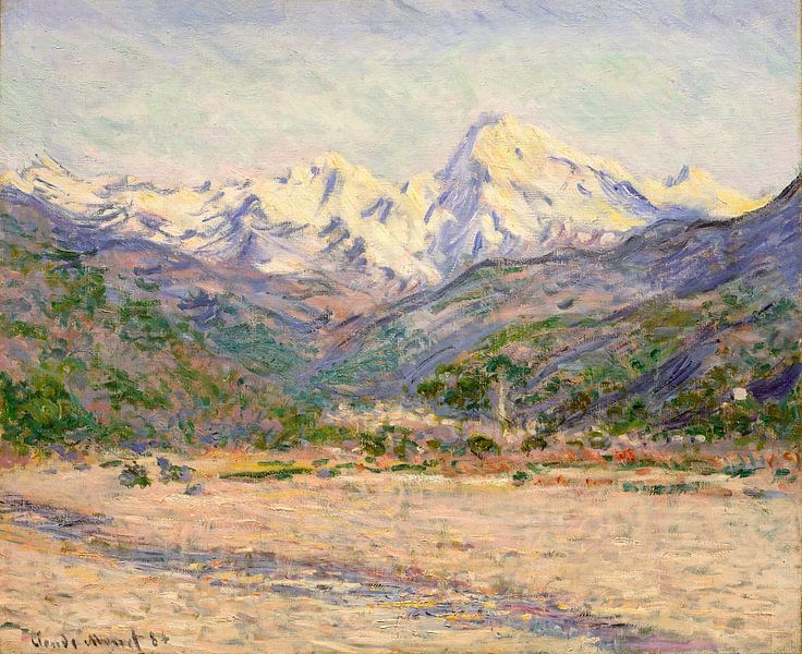 La vallée de la Nervia, Claude Monet par Des maîtres magistraux