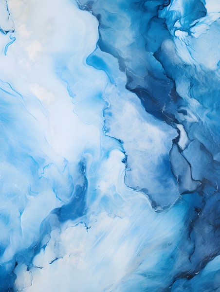 Blauw marmer structuur V2 van drdigitaldesign