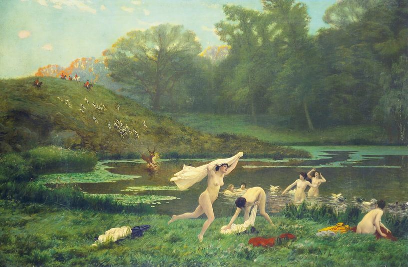 Diana and Actaeon, Jean-Léon Gérôme by Masterful Masters