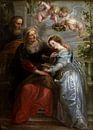Die Unterrichtung von Maria, Nach Peter Paul Rubens von Meisterhafte Meister Miniaturansicht
