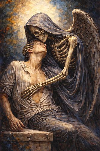 Le tableau « Le baiser de la mort ».