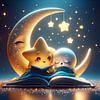 Mondnacht-Lesestunde mit dem Sternenkind und Freund von artefacti