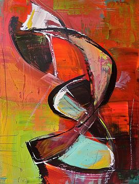 Abstract Vormen | Vloeiende Vormen van Blikvanger Schilderijen