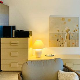 Photo de nos clients: Aqua vista par Mirjam Duizendstra, sur toile