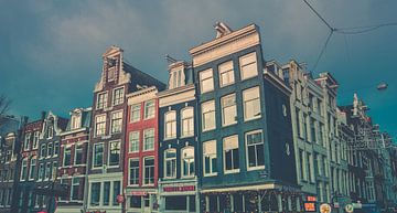 Grachtenfassaden in Amsterdam