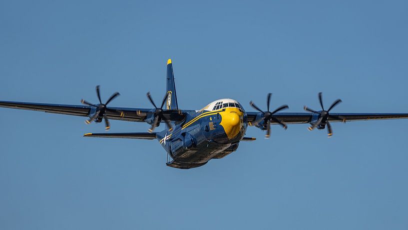 Blue Angels Lockheed C-130J Hercules Fat Albert. by Jaap van den Berg