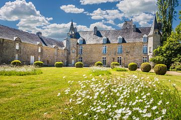Jardins du Manoir du Colombier, Hénon, Bretagne van Christian Müringer